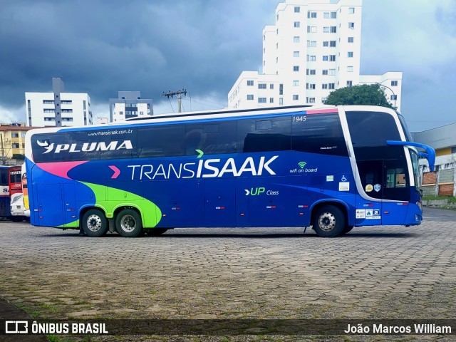 Trans Isaak Turismo 1945 na cidade de Divinópolis, Minas Gerais, Brasil, por João Marcos William. ID da foto: 10821701.