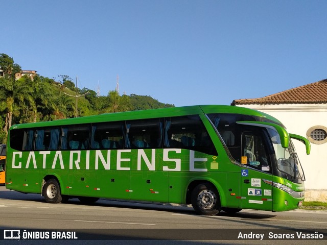 Auto Viação Catarinense 3405 na cidade de Santos, São Paulo, Brasil, por Andrey  Soares Vassão. Número da foto: #10819207.