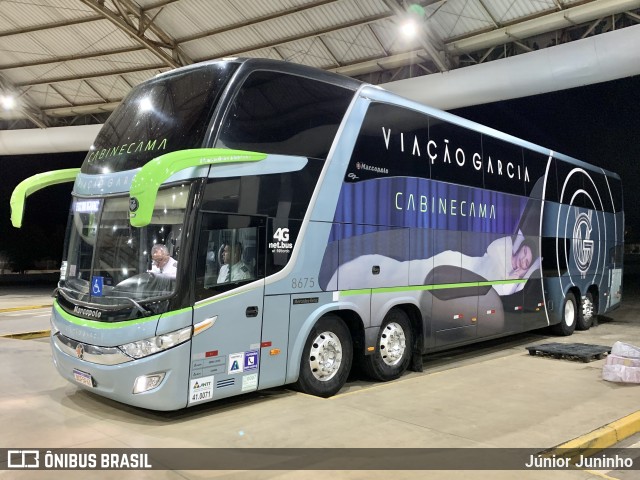 Viação Garcia 8675 na cidade de Marília, São Paulo, Brasil, por Júnior Juninho. Número da foto: #10821244.