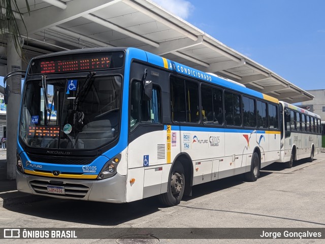 Transportes Futuro C30105 na cidade de Rio de Janeiro, Rio de Janeiro, Brasil, por Jorge Gonçalves. ID da foto: 10819514.