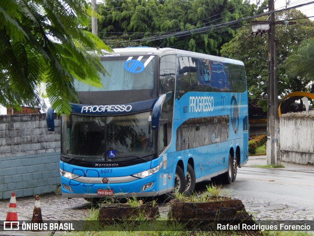 Auto Viação Progresso 6077 na cidade de Maceió, Alagoas, Brasil, por Rafael Rodrigues Forencio. Número da foto: #10818666.