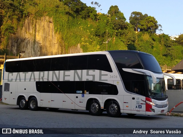 Auto Viação Catarinense 3606 na cidade de Santos, São Paulo, Brasil, por Andrey  Soares Vassão. Número da foto: #10819181.