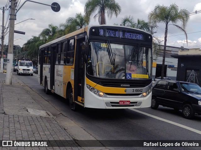 Transunião Transportes 3 6642 na cidade de São Paulo, São Paulo, Brasil, por Rafael Lopes de Oliveira. Número da foto: #10819442.