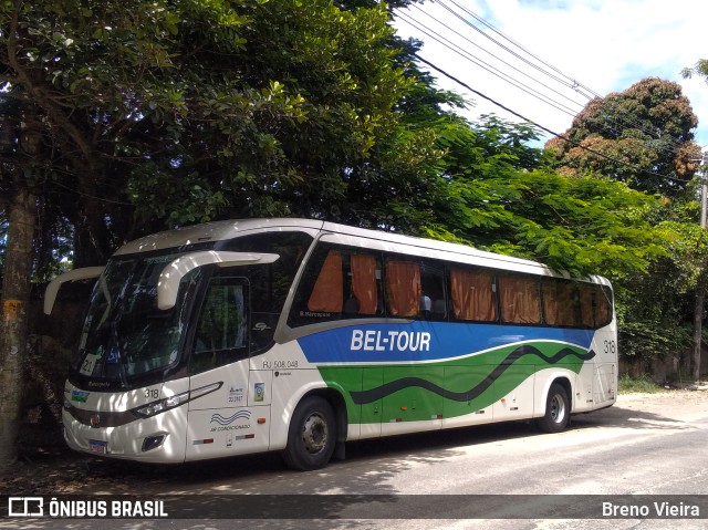 Bel-Tour Transportes e Turismo 318 na cidade de Rio de Janeiro, Rio de Janeiro, Brasil, por Breno Vieira. Número da foto: #10820741.