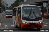 Viação Piracicabana Praia Grande 2803 na cidade de Praia Grande, São Paulo, Brasil, por Ubirajara Gomes. Número da foto: #:id.
