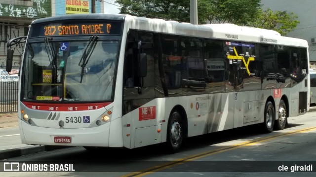 Next Mobilidade - ABC Sistema de Transporte 5430 na cidade de São Paulo, São Paulo, Brasil, por cle giraldi. ID da foto: 10822291.