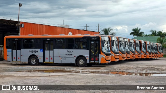 Auto Viação Marechal Brasília 445550 na cidade de Taguatinga, Distrito Federal, Brasil, por Brenno Santos. ID da foto: 10823160.