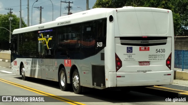 Next Mobilidade - ABC Sistema de Transporte 5430 na cidade de São Paulo, São Paulo, Brasil, por cle giraldi. ID da foto: 10822289.