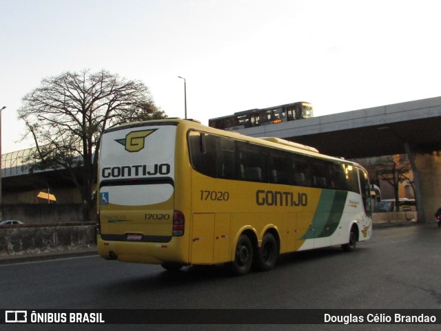 Empresa Gontijo de Transportes 17020 na cidade de Belo Horizonte, Minas Gerais, Brasil, por Douglas Célio Brandao. ID da foto: 10822466.