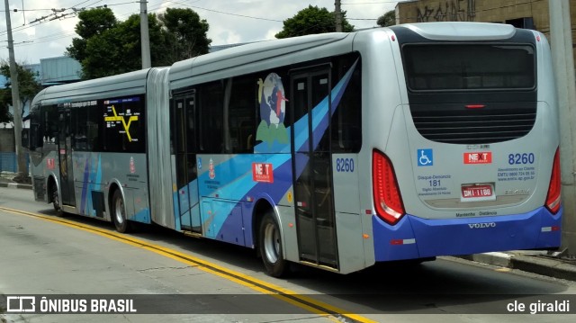 Next Mobilidade - ABC Sistema de Transporte 8260 na cidade de São Paulo, São Paulo, Brasil, por cle giraldi. ID da foto: 10823761.