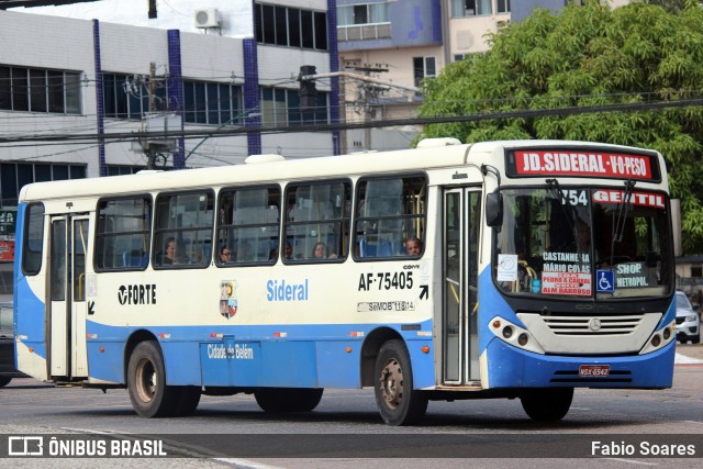 Viação Forte AF-75405 na cidade de Belém, Pará, Brasil, por Fabio Soares. Número da foto: #10825207.