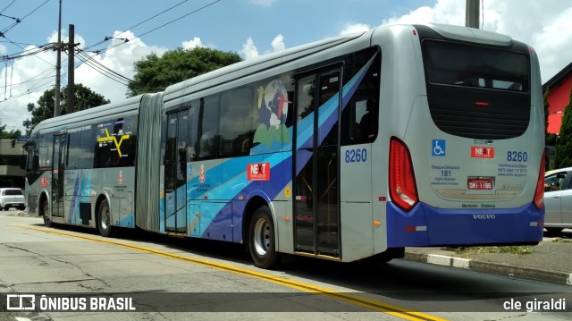 Next Mobilidade - ABC Sistema de Transporte 8260 na cidade de São Paulo, São Paulo, Brasil, por cle giraldi. ID da foto: 10823202.