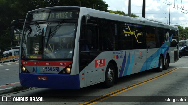 Next Mobilidade - ABC Sistema de Transporte 5305 na cidade de São Paulo, São Paulo, Brasil, por cle giraldi. ID da foto: 10823667.