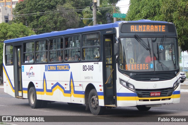 Belém Rio Transportes BD-048 na cidade de Belém, Pará, Brasil, por Fabio Soares. Número da foto: #10825078.