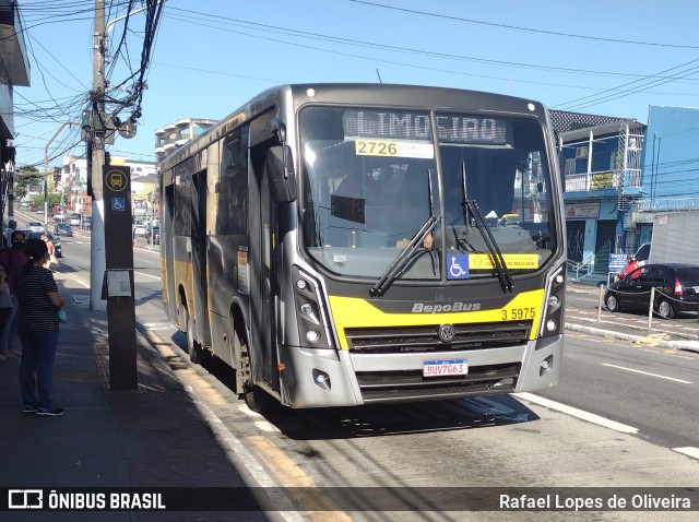 Upbus Qualidade em Transportes 3 5975 na cidade de São Paulo, São Paulo, Brasil, por Rafael Lopes de Oliveira. Número da foto: #10824446.