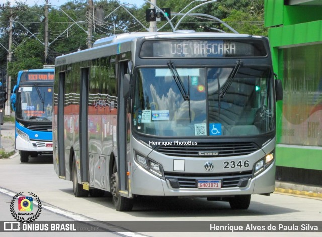 Expresso CampiBus 2346 na cidade de Campinas, São Paulo, Brasil, por Henrique Alves de Paula Silva. ID da foto: 10822374.