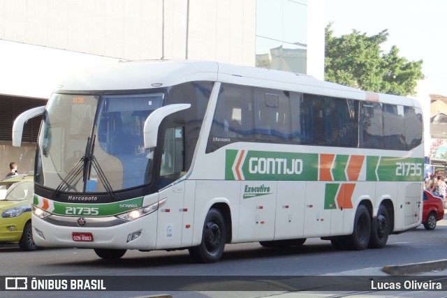 Empresa Gontijo de Transportes 21735 na cidade de Rio de Janeiro, Rio de Janeiro, Brasil, por Lucas Oliveira. Número da foto: #10823373.