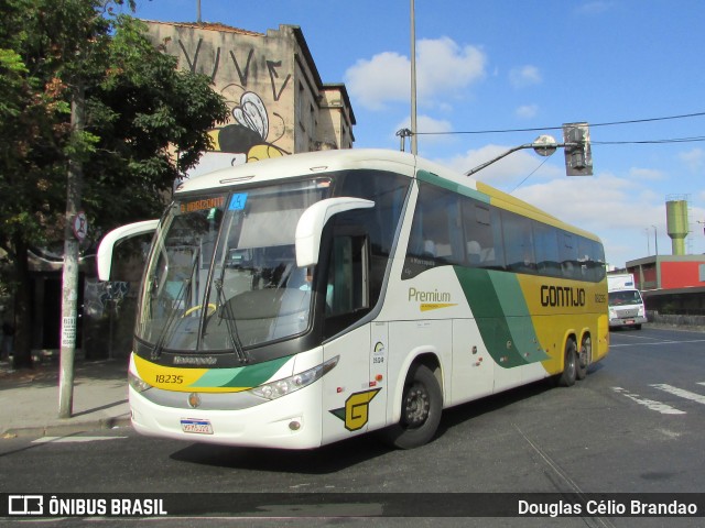 Empresa Gontijo de Transportes 18235 na cidade de Belo Horizonte, Minas Gerais, Brasil, por Douglas Célio Brandao. ID da foto: 10736908.