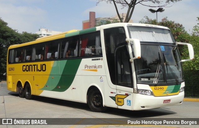 Empresa Gontijo de Transportes 12240 na cidade de São Paulo, São Paulo, Brasil, por Paulo Henrique Pereira Borges. ID da foto: 10737315.