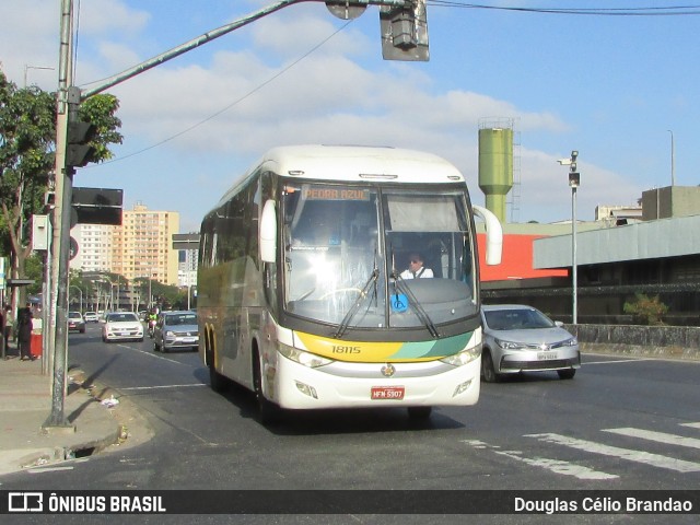 Empresa Gontijo de Transportes 18115 na cidade de Belo Horizonte, Minas Gerais, Brasil, por Douglas Célio Brandao. ID da foto: 10736915.