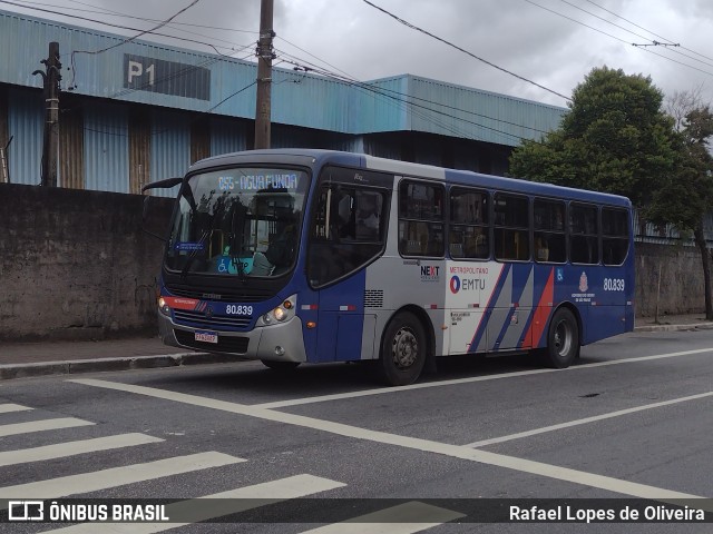 Next Mobilidade - ABC Sistema de Transporte 80.839 na cidade de São Paulo, São Paulo, Brasil, por Rafael Lopes de Oliveira. Número da foto: #10735710.