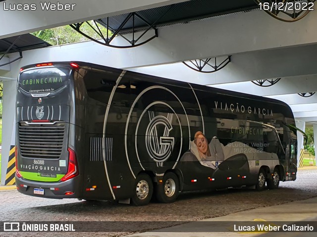 Viação Garcia 86088 na cidade de Joinville, Santa Catarina, Brasil, por Lucas Weber Calizario. Número da foto: #10735507.