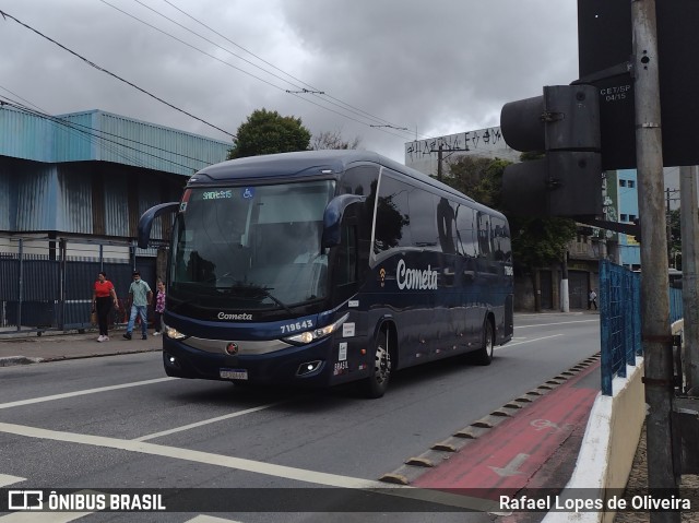 Viação Cometa 719643 na cidade de São Paulo, São Paulo, Brasil, por Rafael Lopes de Oliveira. ID da foto: 10736005.