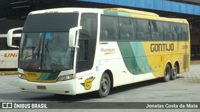 Empresa Gontijo de Transportes 12575 na cidade de Coronel Fabriciano, Minas Gerais, Brasil, por Jonatas Costa da Mata. ID da foto: 10735071.