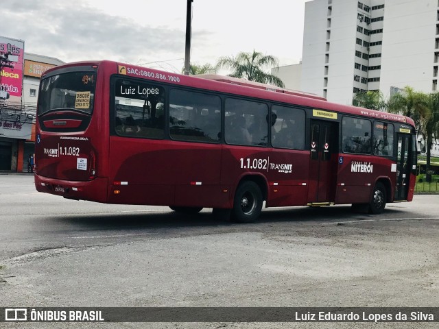 Auto Lotação Ingá 1.1.082 na cidade de Niterói, Rio de Janeiro, Brasil, por Luiz Eduardo Lopes da Silva. ID da foto: 10737837.