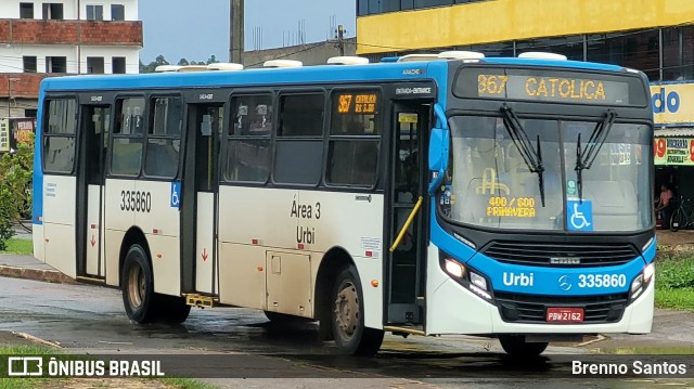 Urbi Mobilidade Urbana 335860 na cidade de Samambaia, Distrito Federal, Brasil, por Brenno Santos. ID da foto: 10734611.