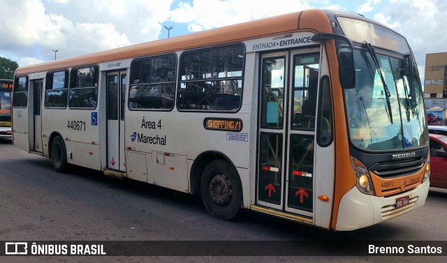 Auto Viação Marechal Brasília 440671 na cidade de Taguatinga, Distrito Federal, Brasil, por Brenno Santos. Número da foto: #10734633.