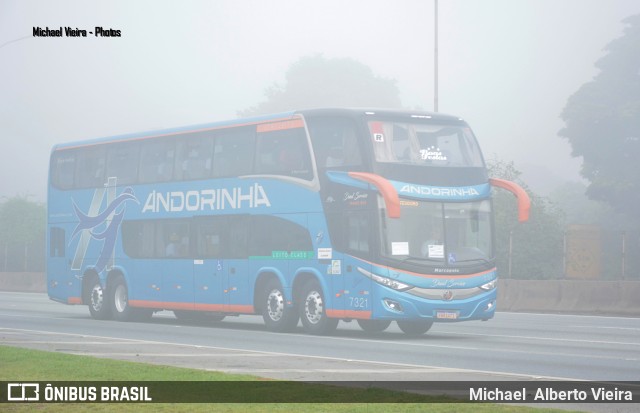 Empresa de Transportes Andorinha 7321 na cidade de Barueri, São Paulo, Brasil, por Michael  Alberto Vieira. ID da foto: 10734714.