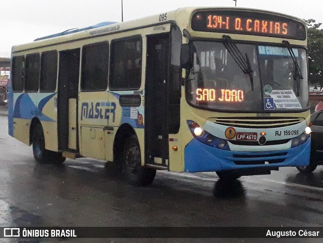 Master Transportes Coletivos de Passageiros RJ 159.095 na cidade de Nova Iguaçu, Rio de Janeiro, Brasil, por Augusto César. Número da foto: #10736104.