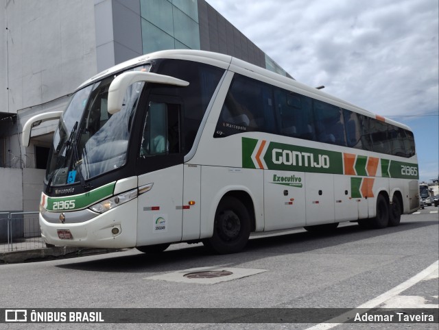 Empresa Gontijo de Transportes 21365 na cidade de Rio de Janeiro, Rio de Janeiro, Brasil, por Ademar Taveira. ID da foto: 10737081.