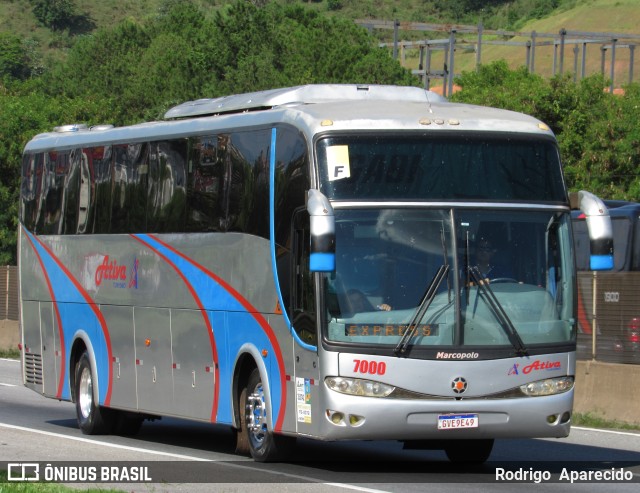 Ativa Turismo e Transporte 7000 na cidade de Aparecida, São Paulo, Brasil, por Rodrigo  Aparecido. Número da foto: #10736918.
