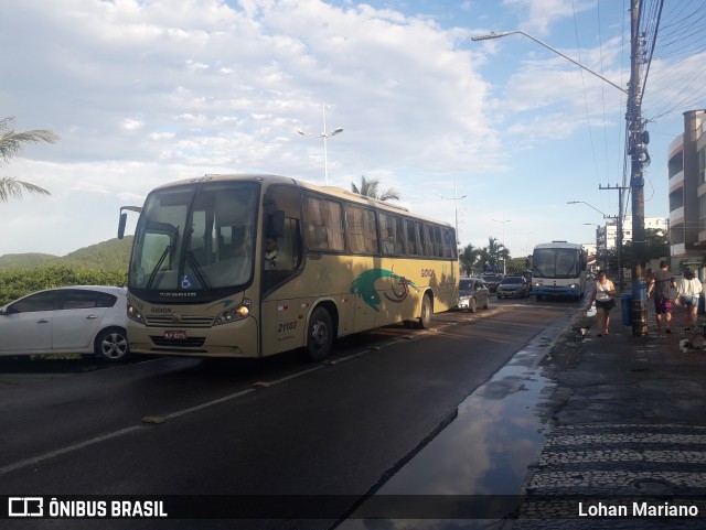 Gidion Transporte e Turismo 21103 na cidade de São Francisco do Sul, Santa Catarina, Brasil, por Lohan Mariano. Número da foto: #10733833.