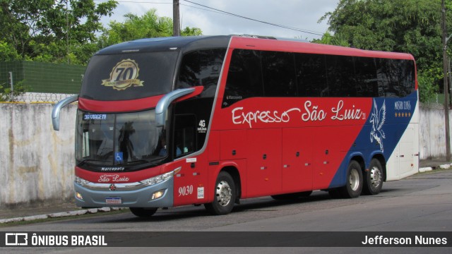 Expresso São Luiz 9030 na cidade de Recife, Pernambuco, Brasil, por Jefferson Nunes. Número da foto: #10737901.