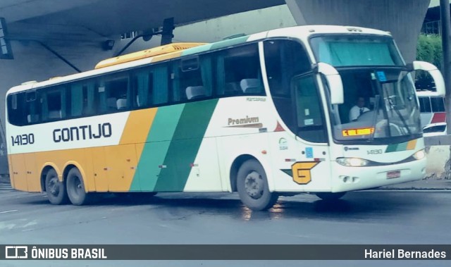 Empresa Gontijo de Transportes 14130 na cidade de Belo Horizonte, Minas Gerais, Brasil, por Hariel Bernades. Número da foto: #10737820.