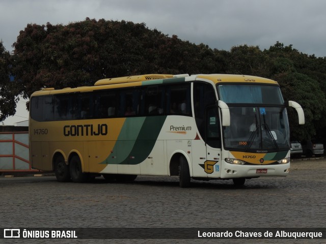 Empresa Gontijo de Transportes 14760 na cidade de Vitória da Conquista, Bahia, Brasil, por Leonardo Chaves de Albuquerque. Número da foto: #10736537.