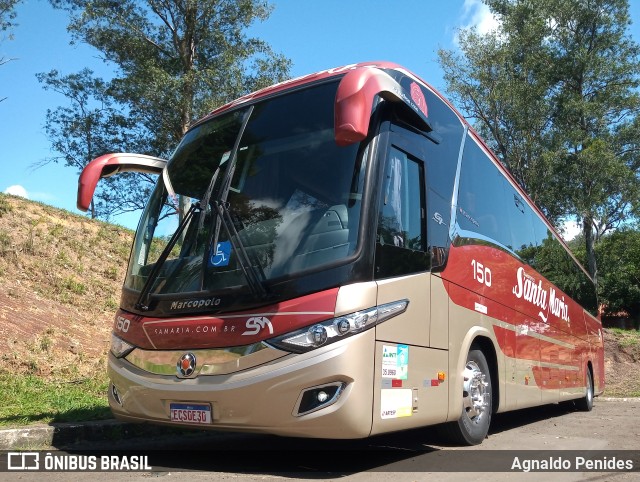 Santa Maria Fretamento e Turismo > Transportes Santa Maria(SP) 150 na cidade de Águas de São Pedro, São Paulo, Brasil, por Agnaldo Penides. Número da foto: #10734238.