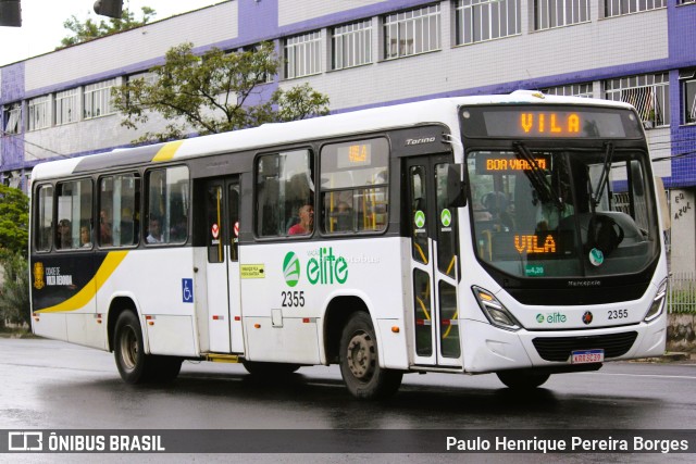 Viação Elite 2355 na cidade de Volta Redonda, Rio de Janeiro, Brasil, por Paulo Henrique Pereira Borges. Número da foto: #10737276.