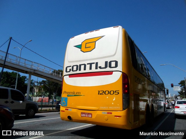 Empresa Gontijo de Transportes 12005 na cidade de Belo Horizonte, Minas Gerais, Brasil, por Maurício Nascimento. ID da foto: 10737306.