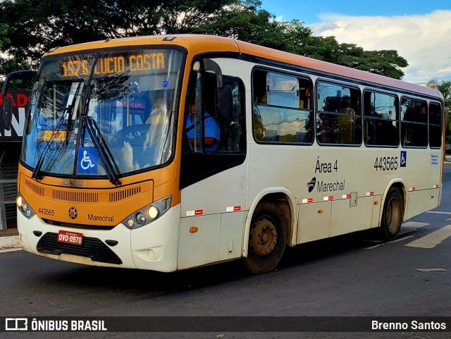 Auto Viação Marechal Brasília 443565 na cidade de Candangolândia, Distrito Federal, Brasil, por Brenno Santos. ID da foto: 10733979.