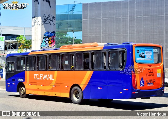 Evanil Transportes e Turismo RJ 132.132 na cidade de Rio de Janeiro, Rio de Janeiro, Brasil, por Victor Henrique. Número da foto: #10736927.