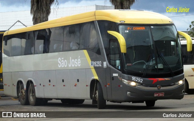 Expresso São José do Tocantins 16292 na cidade de Goiânia, Goiás, Brasil, por Carlos Júnior. Número da foto: #10737801.