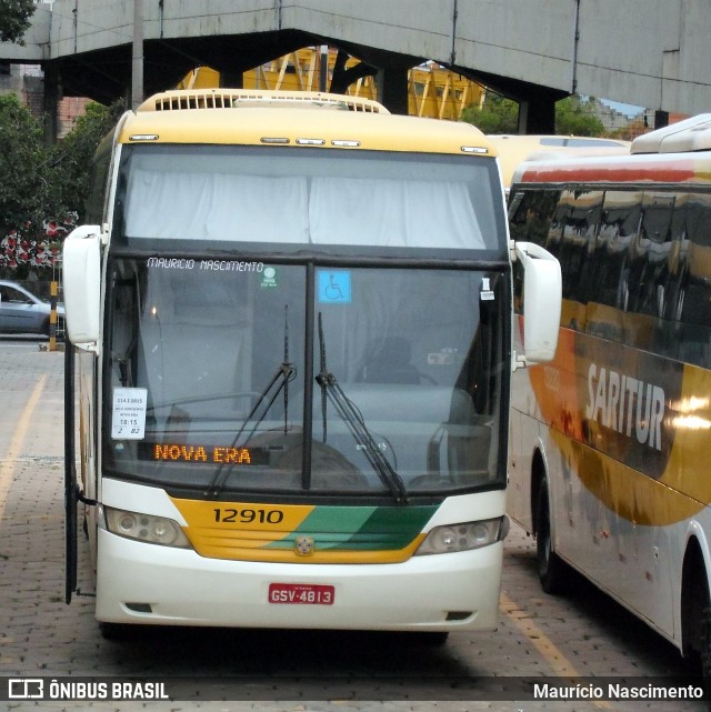 Empresa Gontijo de Transportes 12910 na cidade de Belo Horizonte, Minas Gerais, Brasil, por Maurício Nascimento. ID da foto: 10737637.