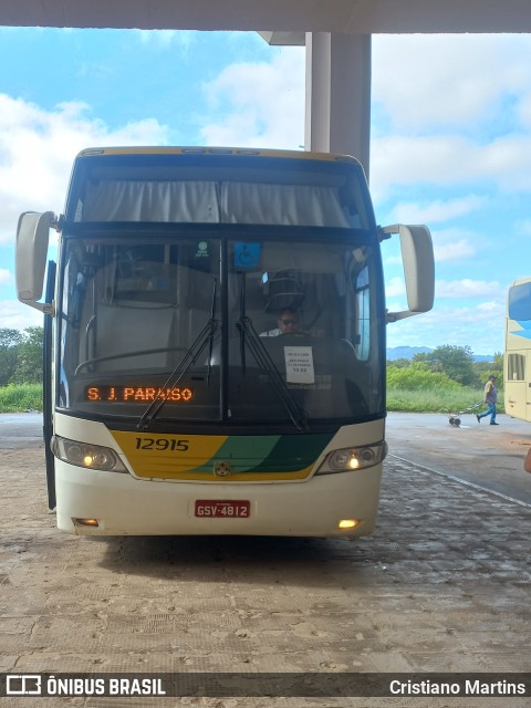 Empresa Gontijo de Transportes 12915 na cidade de Montes Claros, Minas Gerais, Brasil, por Cristiano Martins. ID da foto: 10734440.