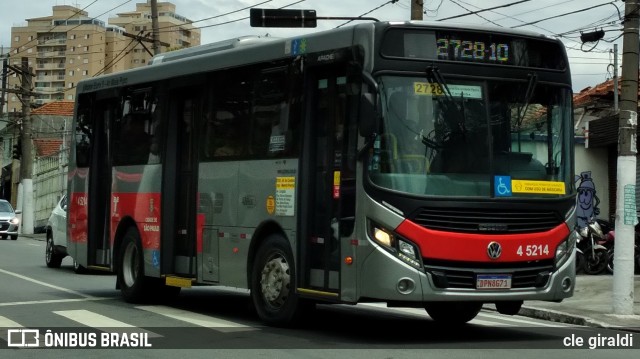 Allibus Transportes 4 5214 na cidade de São Paulo, São Paulo, Brasil, por cle giraldi. ID da foto: 10734828.