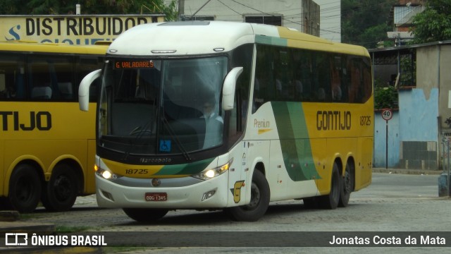 Empresa Gontijo de Transportes 18725 na cidade de Coronel Fabriciano, Minas Gerais, Brasil, por Jonatas Costa da Mata. ID da foto: 10735132.