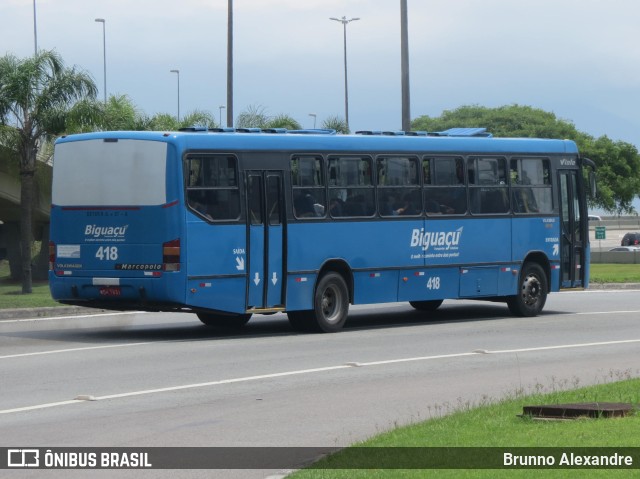 Biguaçu Transportes Coletivos Administração e Participação 418 na cidade de Florianópolis, Santa Catarina, Brasil, por Brunno Alexandre. Número da foto: #10736390.